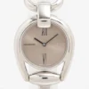 Gucci Horsebit Collection Quartz Brown Dial Silver Steel Strap Watch For Women - YA139501