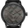 3361381_fpx Burberry The Classic Round Horseferry Black Dial Black Leather Strap Watch for Men - BU10010
