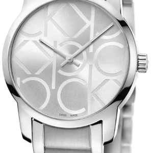 36809.750x0 Calvin Klein City Silver Dial Silver Steel Strap Watch for Women - K2G23142