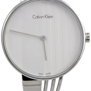 3873dc16de3f355b43cdf049f57292d035076b5f Calvin Klein Drift Silver Dial Silver Steel Strap Watch for Women - K6S2N116