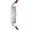 3876ed98555103f009d70d266b0bcae4 Marc Jacobs Roxy White Dial Brown Leather Strap Watch for Women - MJ1571