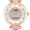 Coach Park Silver Dial Two Tone Steel Strap Watch for Women - 14503642