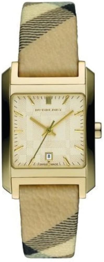 414rpdPOUtL._AC_UY1000_b98ab657-9a20-47e2-9aae-67158c1c7186 Burberry Nova Gold Tone Square Dial Leather Strap Watch for Women - BU1582