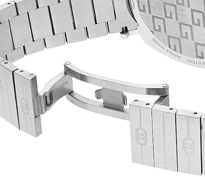 41D92FjCbeL._AC_SY350 Gucci Grip x Disney Quartz Silver Dial Silver Steel Strap Unisex Watch - YA157419