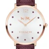 41kpbgT890L Coach Slim Easton Silver Dial Brown Leather Strap Watch for Women - 14502694