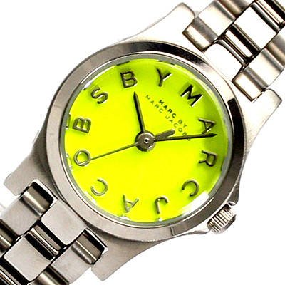 426011638_w700_h500_marc-jacobs-mbm3201_4e724728-316d-4e54-a64a-893fdea5f5e7 Marc Jacobs Henry Yellow Dial Silver Steel Strap Watch for Women - MBM3201