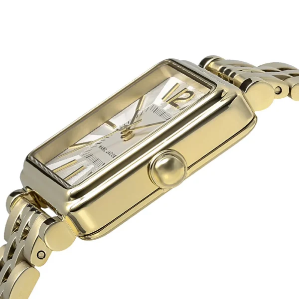 4548962859664_A02 Marc Jacobs Vic Silver Dial Gold Steel Strap Watch for Women - MJ3462