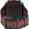 45777203 Gucci Coupe Chronograph Quartz Black Two Tone NATO Strap Watch For Men - YA131202