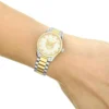 517iIzwYMzL._AC_UY1000 Gucci G Timeless Quartz Mother of Pearl Dial Two Tone Steel Strap Watch For Women - YA1265012