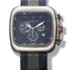 51P7XaVlXcL_e4a0ad17-0705-4933-9bf9-8b1ad077fcb4 Gucci Coupe Chronograph Blue Dial Two Tone NATO Strap Watch for Men - YA131203