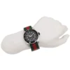 Gucci Dive Black Dial Red & Green Nylon Strap Watch For Men - YA136209