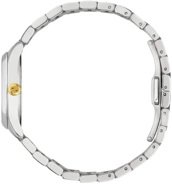 51WGWPFFBTL._AC_UY1000 Gucci G Timeless Quartz Mother of Pearl Dial Two Tone Steel Strap Watch For Women - YA1265012