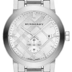 51bMiKuj_CL_030e8f50-9914-4016-baf0-a9a99a89cb02 Burberry The City Silver Dial Silver Steel Strap Watch for Men - BU9900