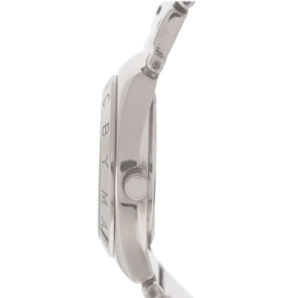 Marc Jacobs White Dial Silver Steel Strap Watch for Women - MBM3052