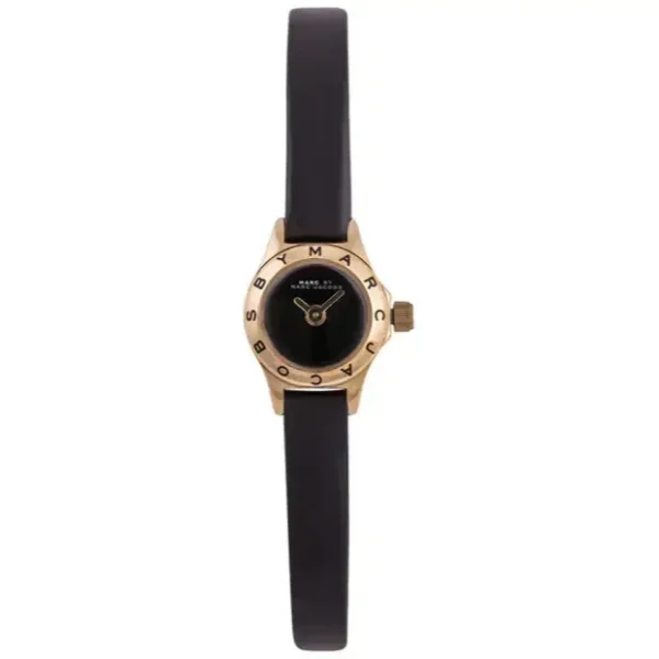 54c1c66e5daad858111622_w803h620 Marc Jacobs Blade Black Dial Black Leather Strap Watch for Women - MBM1345