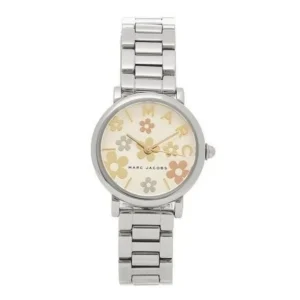 57_b46402a0-45ab-44c7-a003-27845dce2025 Marc Jacobs Classic White Dial Silver Steel Strap Watch for Women - MJ3581