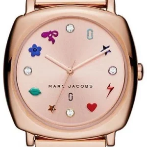 Marc Jacobs Mandy Rose Gold Dial Rose Gold Steel Strap Watch for Women - MJ3550