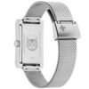 61SfYklP4WL-369209_708eddc3-428e-45ee-b014-681dae57d567 Gucci G Frame Red and Green Dial Silver Mesh Bracelet Watch For Women - YA147401