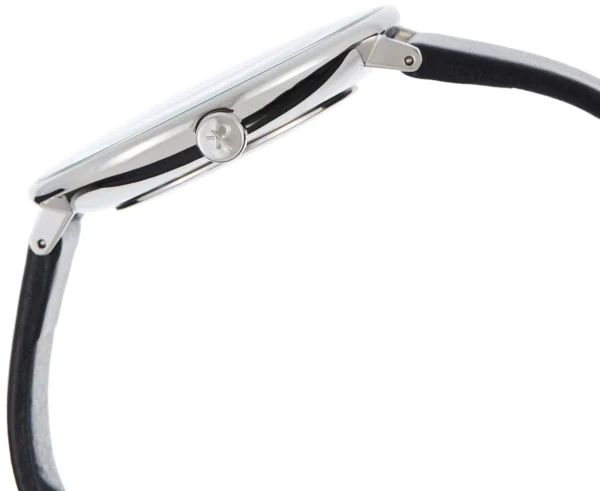 61VAKMSVNeL_9984c6a5-35e0-4c52-8862-93c71852fa09 Calvin Klein Rise White Grey Dial Black Leather Strap Watch for Women - K7A231C3
