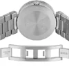 Gucci G Interlocking Silver Dial Silver Steel Strap Watch For Women - YA133503