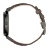 Gucci Interlocking G 18K Gold Black Dial Brown Leather Strap Watch For Women - YA133304