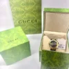 6feb24d0-eb22-43ac-9bbd-90eef742763b_e9d547de-ac90-48d8-85ff-11a521ff5877 Gucci Interlocking G Grammy Special Edition Black Dial Black Leather Strap Watch for Women - YA133312