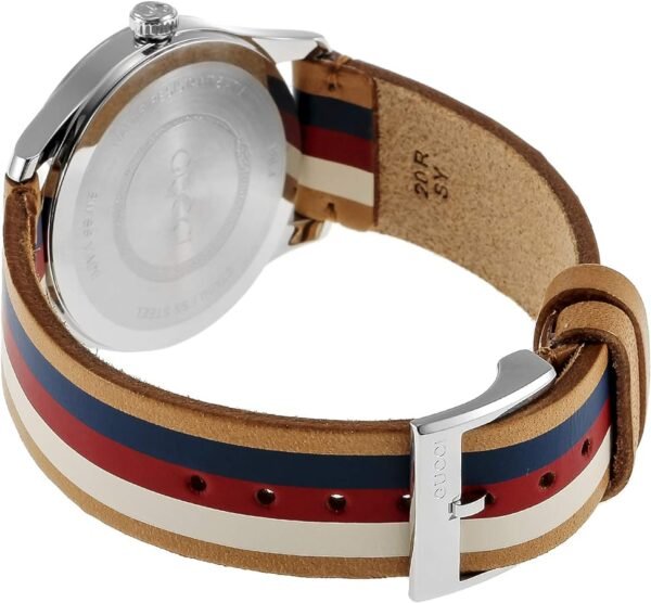 71GrqFaHheL._AC_UY900 Gucci G Timeless Quartz Brown Dial Brown Leather Strap Watch For Men - YA1264078