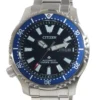 Citizen Promaster Fugu Limited Edition Diver's 200m Automatic Black Dial Silver Steel Strap Watch For Men - NY0098-84E