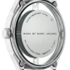 Marc Jacobs Tether Transparent Silver Dial Silver Steel Strap Watch for Women - MBM3412