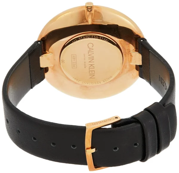 71Us4s7mJPL_6ace11f1-868f-40d2-9447-ad6a5d243dac Calvin Klein Full Moon Black Dial Black Leather Strap Watch for Women - K8Y236C1