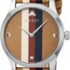 71fWyrzvTEL._AC_UY900 Gucci G Timeless Quartz Brown Dial Brown Leather Strap Watch For Men - YA1264078