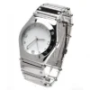 72d6c3b1-56e5-4bb0-8d92-f44fe3a07968 Marc Jacobs White Dial Silver Steel Strap Watch for Women - MBM3030