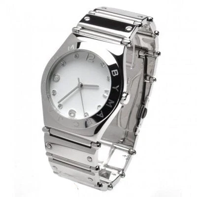 72d6c3b1-56e5-4bb0-8d92-f44fe3a07968 Marc Jacobs White Dial Silver Steel Strap Watch for Women - MBM3030