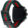 79477_3 Gucci Coupe Chronograph Quartz Black Two Tone NATO Strap Watch For Men - YA131202