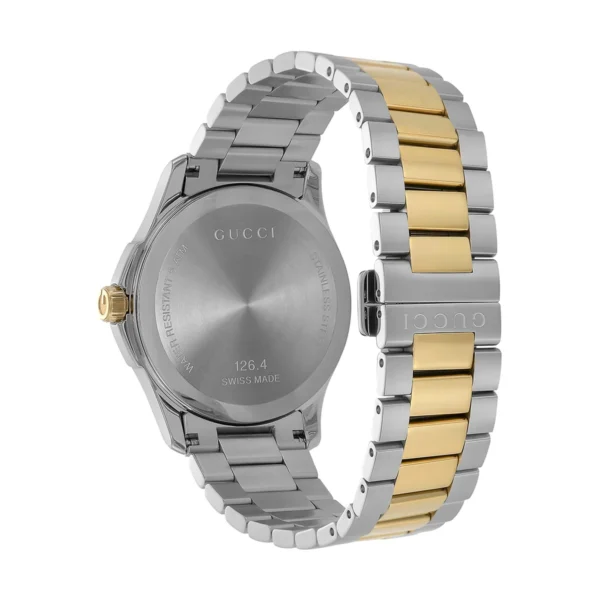 7c0a75bc-08b0-4d17-8b8f-9c28e6ec33e3 Gucci G Timeless Silver Dial Two Tone Steel Strap Watch For Men - YA126474