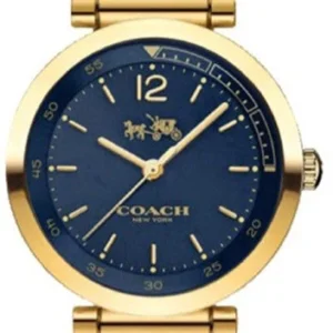 Coach Sport Ceramic Blue Dial Two Tone Steel Strap Watch for Women - 14502462