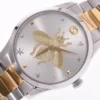 800000082821000-6-851662 Gucci G Timeless Silver Dial Two Tone Steel Strap Watch For Women - YA1264131