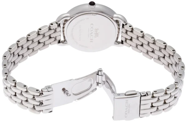 81DeJfcUeRL Coach Delancey Slim Silver Dial Silver Steel Strap Watch for Women - 14502781