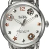 Coach Delancey White Dial Stainless Steel Watch For Women - 14502810