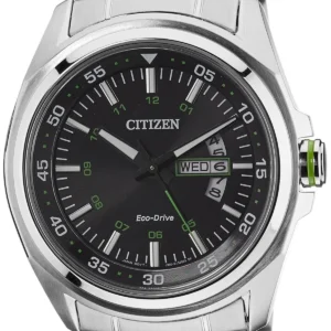 81LvOQS5tWL_1cc495bc-98a8-4408-b4f3-c6311aa452cf-617536 Citizen Eco Drive Urban Black Dial Silver Stainless Steel Watch For Men - AW0020-59EB