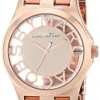 81VSK5KeiOL_5952e397-3d44-41a7-8e13-c6fc76ae2f61 Marc Jacobs Henry Rose Gold Dial Rose Gold Steel Strap Watch for Women - MBM3207
