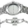 Marc Jacobs Tether Transparent Silver Dial Silver Steel Strap Watch for Women - MBM3412