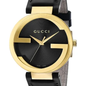 81rSL3S20VL-807464_44da2a6e-8c31-4847-8424-bb91d54cc5be Gucci Interlocking Special Edition Grammy Black Dial Black Leather Strap Watch For Men - YA133208
