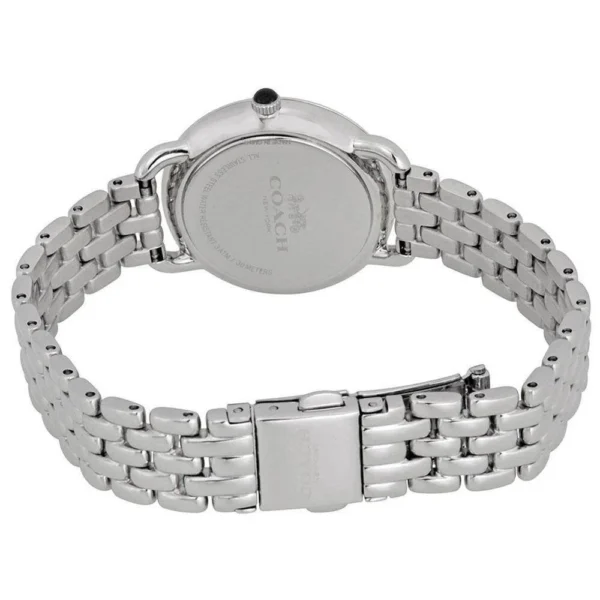 820a2fac657686fad218e2f5a5becb0f Coach Delancey Slim Silver Dial Silver Steel Strap Watch for Women - 14502781