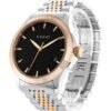 86336628222528 Gucci G Timeless Black Dial Two Tone Steel Strap Watch For Men - YA126410