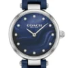 Coach Park Navy Blue Dial Navy Blue Leather Strap Watch for Women - 14503535