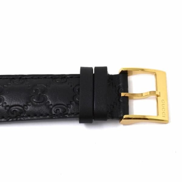 8yya1264034a_3 Gucci G Timeless Quartz Black Dial Black Leather Strap Watch For Women - YA1264034A