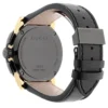 Gucci G Chrono Black Dial Black Leather Strap Watch For Men - YA101203