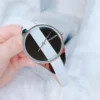 Calvin Klein Rebel White Black Dial White Leather Strap Watch for Women - K8P231L1
