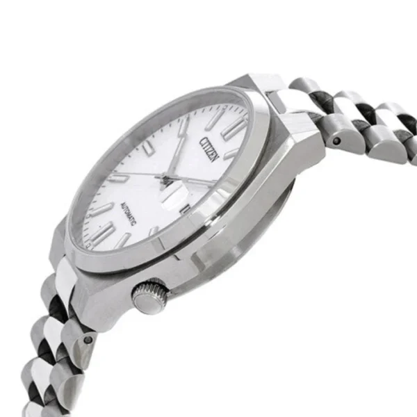 93 Citizen Tsuyosa Automatic White Dial Silver Steel Strap Watch For Men - NJ0150-81A